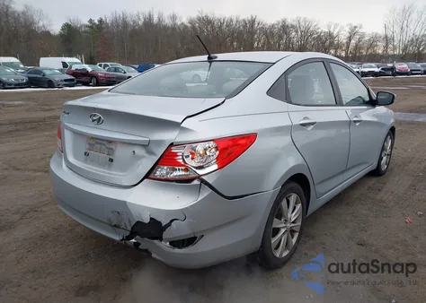 2014 Hyundai Accent Gls из США, поврежденный, VIN KMHCU4AE2EU588837